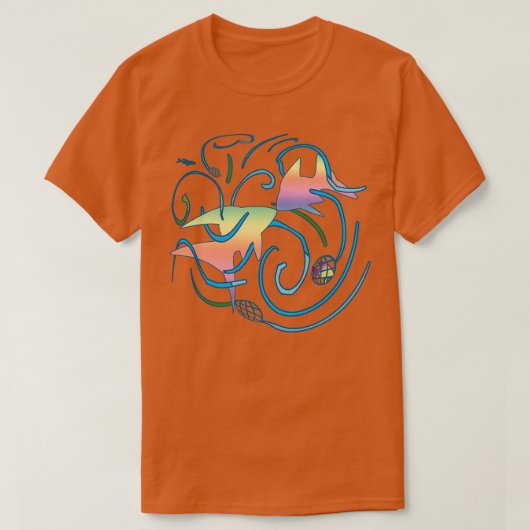 水族館47 Tシャツ (デザイン正面)