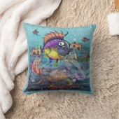 水族館 クッション (ブランケット)