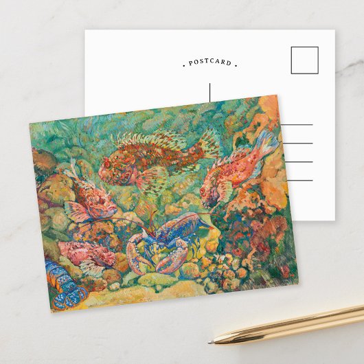 水族館 | テオ・ヴァン・リュッセルベルグ ポストカード