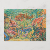 水族館 | テオ・ヴァン・リュッセルベルグ ポストカード (正面)