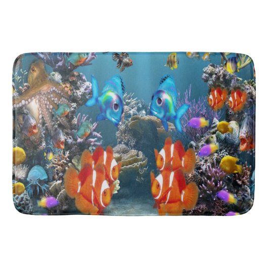 水族館 バスマット (正面)