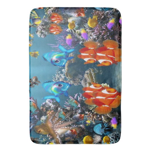 水族館 バスマット (正面縦)