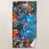 水族館 ビーチタオル (正面)