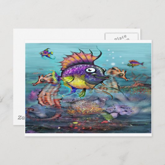 水族館 ポストカード (正面/裏面)