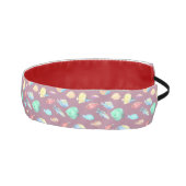 水族館 – 水彩魚の模様 – 薄紫 アスレチックヘッドバンド (右)