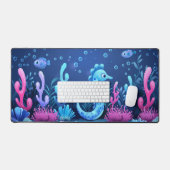 水族館（海の馬） デスクマット (キーボード&マウス)