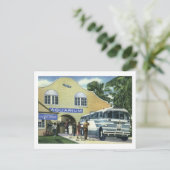 水族館、鍵西、フロリダ州ヴィンテージ ポストカード (スタンド正面)