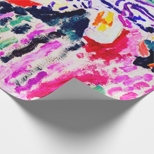 水日本ののそばの女性、マティス ラッピングペーパー (角)