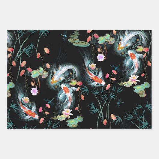 水日本の園ギフト用ラップシートセット ラッピングペーパーシート (正面)