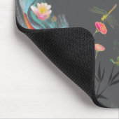 水日本の庭木炭マウスパッド マウスパッド (コーナー)