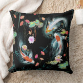 水日本の庭枕 クッション (ブランケット)