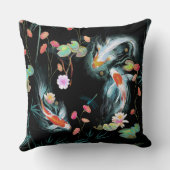 水日本の庭枕 クッション (裏面)