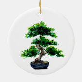 水日本の彩盆栽 セラミックオーナメント (裏面)