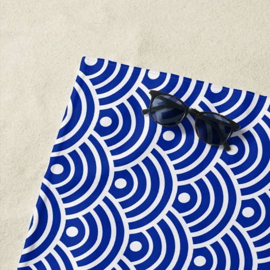 水日本の波 ビーチタオル (インサイチュ)