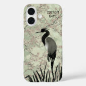 水日本の色さくらんぼ花鶴の鳥 Case-Mate iPhoneケース (裏面)
