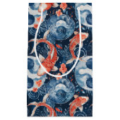 水日本の色の魚 スモールペーパーバッグ (正面)