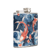 水日本の色の魚 フラスク (右)