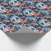 水日本の色の魚 ラッピングペーパー (角)