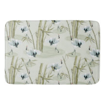 水日本の色アジアアート竹鳥模様