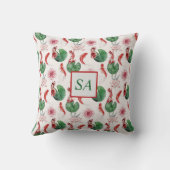 水日本の色コイフィッシュロータス クッション (裏面)