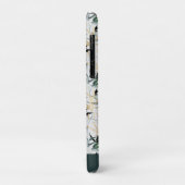 水日本の色緑金ゴールド竹パターン Case-Mate iPhoneケース (裏面/左)