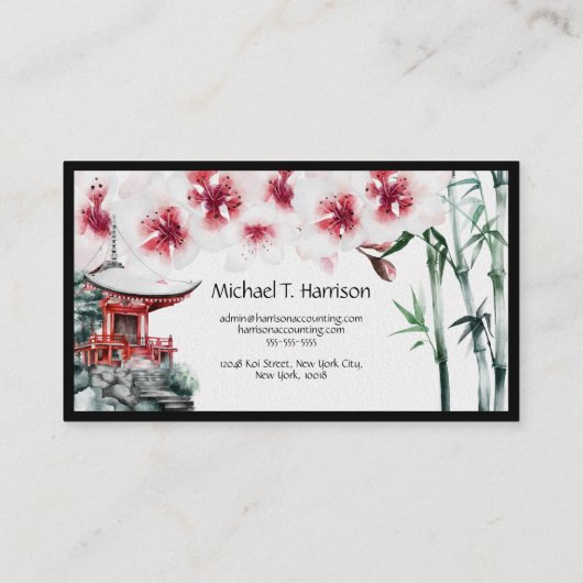 水日本の色  名刺 (裏面)