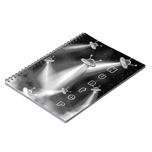 水星にUFOが襲来 - サイエンスフィクション ノートブック (左側)