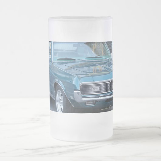 水星のクーガーの自動車マグ フロストグラスビールジョッキ (中央)