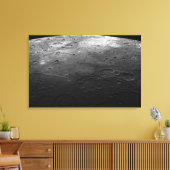 水星の大きなクレーター キャンバスプリント (インサイチュ (リビング))