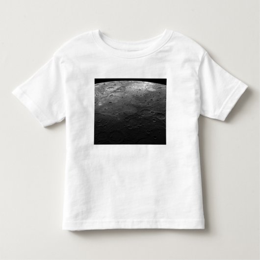 水星の大きなクレーター トドラーTシャツ (正面)