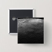 水星の大きなクレーター 缶バッジ (正面&裏面)