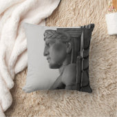 水星の彫像(クリーブランドオハイオ州)の枕 クッション (ブランケット)