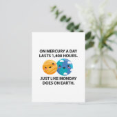 水星の月曜日 ポストカード (スタンド正面)