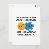 水星の月曜日 ポストカード (正面/裏面)