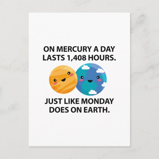 水星の月曜日 ポストカード (正面)