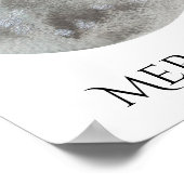 水星の水彩画ポスター ポスター (角)