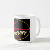 水星の海洋の船外モーターのヴィンテージの一見のコーヒー・マグ コーヒーマグカップ (正面右)