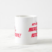 水星の逆行のマグ コーヒーマグカップ (中央)