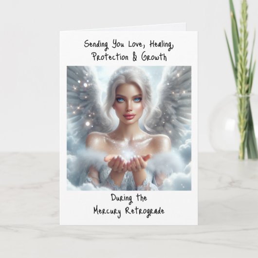 水星の逆行中に愛を送る カード (正面)