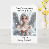 水星の逆行中に愛を送る カード (黄色い花)