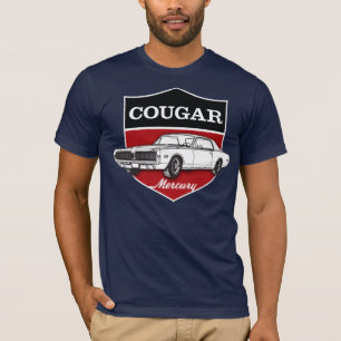 水星のCougarの(1968年の)頂上のイラストレーション Tシャツ