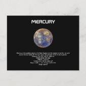 水星はがき ポストカード (正面)