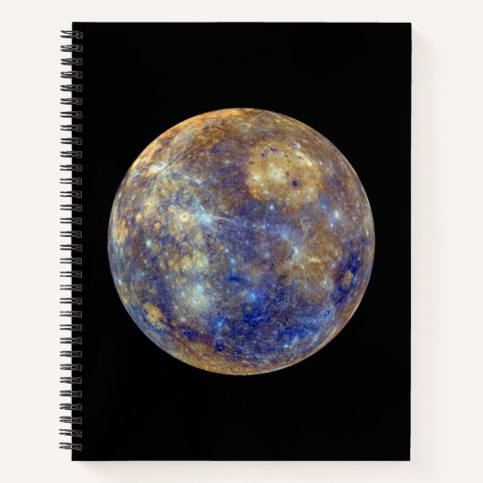 水星カラフルの表示 ノートブック (正面)