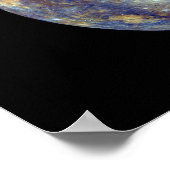 水星カラフルの表示 ポスター (角)