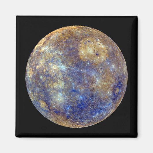 水星カラフルの表示 マグネット (正面)