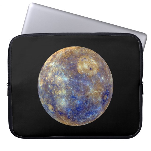 水星カラフルの表示 ラップトップスリーブ (正面)