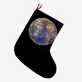 水星カラフルの表示 ラージクリスマスストッキング (正面 (吊り時))