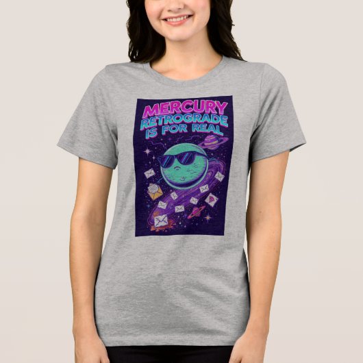水星逆行はリアル トライブレンドTシャツ (正面)