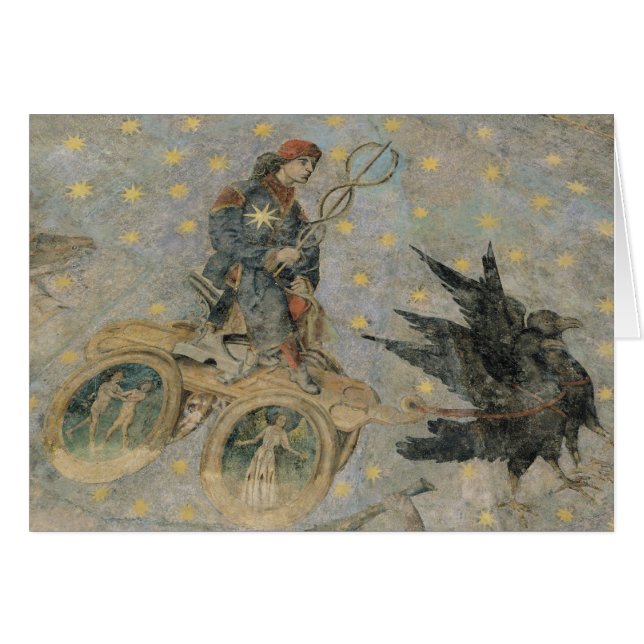 水星、アーチ形天井からの詳細の一人乗り二輪馬車 (正面横)