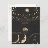 水星、金星 ポストカード (正面/裏面)